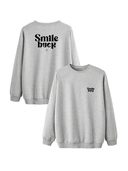 Sweat Smile back classique gris